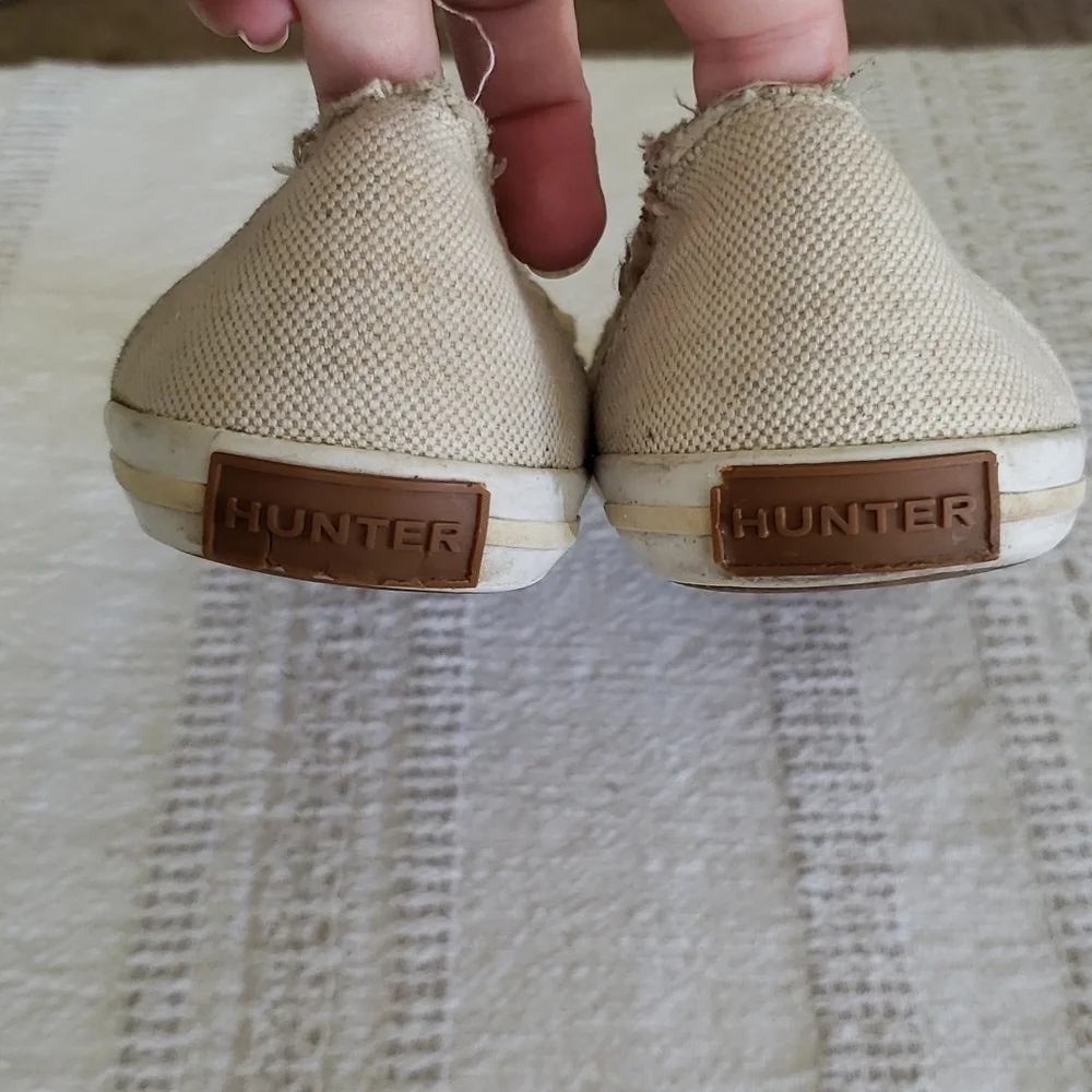 Hunter slip on sneakers